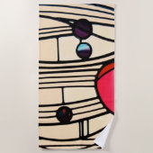 Serviette De Plage Charles Rennie Mackintosh Vitrail (Devant)