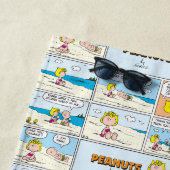 Serviette De Plage Charlie Brown & Glace Sally À La Plage (En situation)