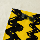 Serviette De Plage Charlie Brown Zig Zag Motif (En situation)