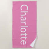 Serviette De Plage Charlotte (Devant)