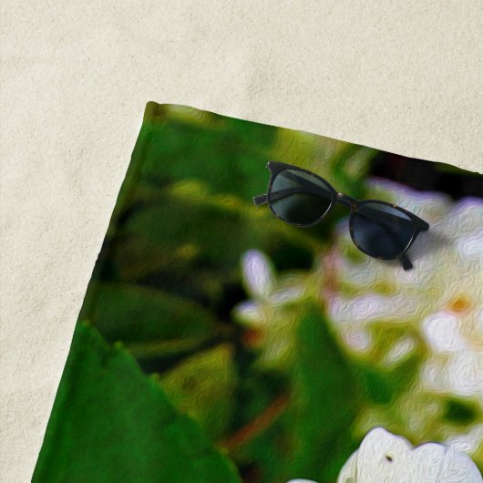 Serviette De Plage Chartreuse Green, Limelight Hydrangea, (En situation)