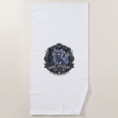 Serviette De Plage Chat après-vie Chat Papa Idée de Cadeau - Ghost Af (Devant)