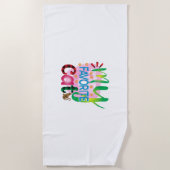 Serviette De Plage Chat Art Mon Chat préféré (Devant)