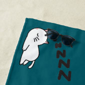 Serviette De Plage Chat Chaton Endormi (En situation)