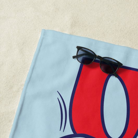 Serviette De Plage Chat dans le Casquette | Bump (En situation)