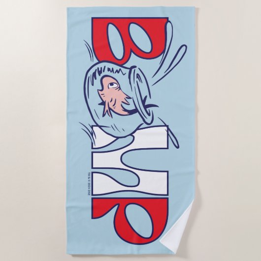 Serviette De Plage Chat dans le Casquette | Bump (Devant)