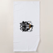 Serviette De Plage Chat Kitten Kitty Novelty Funny Halloween Éffrayan (Devant)
