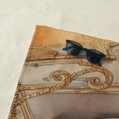 Serviette De Plage Chat voyageur (En situation)