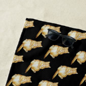 Serviette De Plage chaton chaton dormant chaton (En situation)