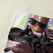 Serviette De Plage Chatons (En situation)