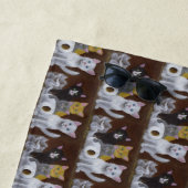 Serviette De Plage Chatons Joueurs (En situation)