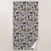 Serviette De Plage Chats 😺 (Devant)