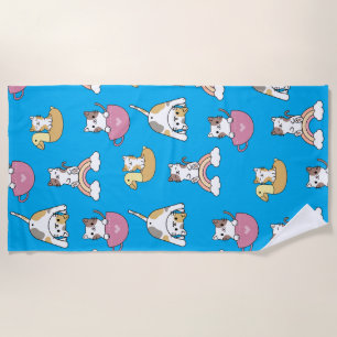 Serviette De Plage Chats Adorables