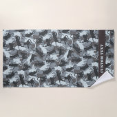 Serviette De Plage Chats Camouflage urbain (Devant)