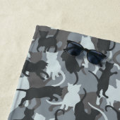 Serviette De Plage Chats Camouflage urbain (En situation)
