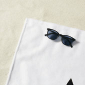 Serviette De Plage Chats et amis Aquarelle Gouache Illustration (En situation)