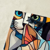 Serviette De Plage Chats motifs (En situation)