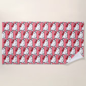 Serviette De Plage Chatte (Devant)