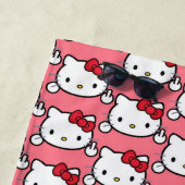 Serviette De Plage Chatte (En situation)