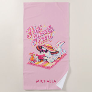 Serviette De Plage Chauds Goules Lisent Amoureux de Livres Summerween