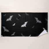 Serviette De Plage 🦇 chauve-souris gothique vampire (Devant)