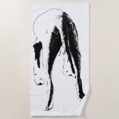 Serviette De Plage Cheeky by the Shore (Devant)