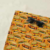 Serviette De Plage Cheeseburger de luxe (En situation)