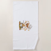Serviette De Plage Chef Chihuahua � Culinary Dog Master (Devant)