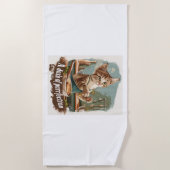 Serviette De Plage Chef cuisinier culinaire (Devant)