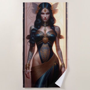 Serviette De Plage chef-d'oeuvre d'une fille goth Beach Towel