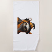 Serviette De Plage Chemise classique Sloth Halloween (Devant)