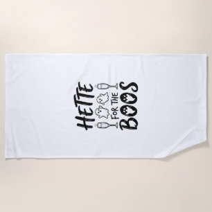 Serviette De Plage Chemise de fête fantôme Halloween pour les huées