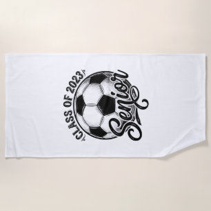 Serviette De Plage Chemise de remise des diplômes vintage de la promo