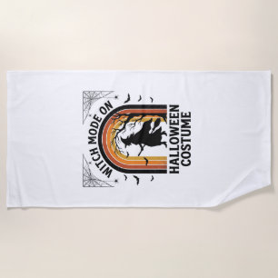 Serviette De Plage Chemise de sorcière d'Halloween Costume drôle Grav