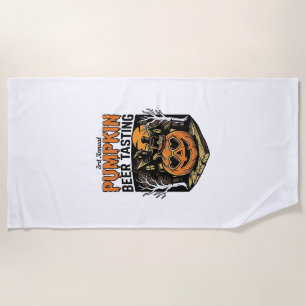 Serviette De Plage Chemise d'événement Halloween Vintage de dégustati