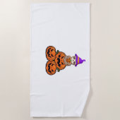 Serviette De Plage Chemise T-Shirt Premium Sloth Halloween (Devant)