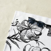 Serviette De Plage Cheshire Chat classique alice au merveilleux fou (En situation)