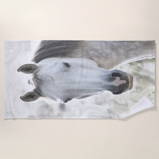 Serviette De Plage Cheval de rêve (Devant)