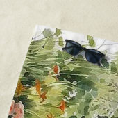 Serviette De Plage Chevaux (En situation)