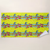 Serviette De Plage Chevaux de Dala (Devant)