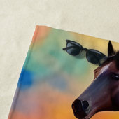 Serviette De Plage Chevaux sauvages (En situation)