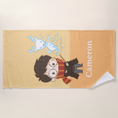 Serviette De Plage Chibi HARRY POTTER™ Patronus (Devant)