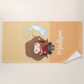Serviette De Plage Chibi Hermione Granger Patronus (Devant)