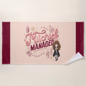 Serviette De Plage Chibi Hermione "Le mal géré" (Devant)