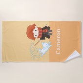 Serviette De Plage Chibi Ron Weasley Patronus (Devant)