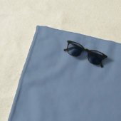 Serviette De Plage Chic Future M. Faded Denim Blue Monogramme (En situation)