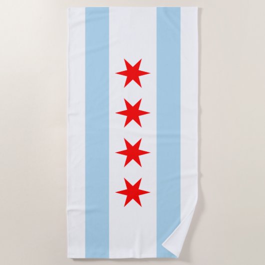 Serviette De Plage Chicago (Devant)