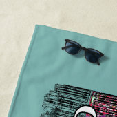 Serviette De Plage Chicago, Illinois couvert de graffiti Beach Towel (En situation)
