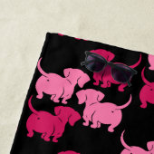 Serviette De Plage Chien allemand Dachshund Motifs (En situation)