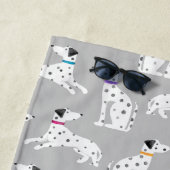 Serviette De Plage Chien Dalmatien Polka Pot Animal Aquarelle Enfants (En situation)